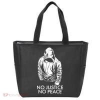 No Justice No Peace Black Lives Matter Tote Bag thumb 0