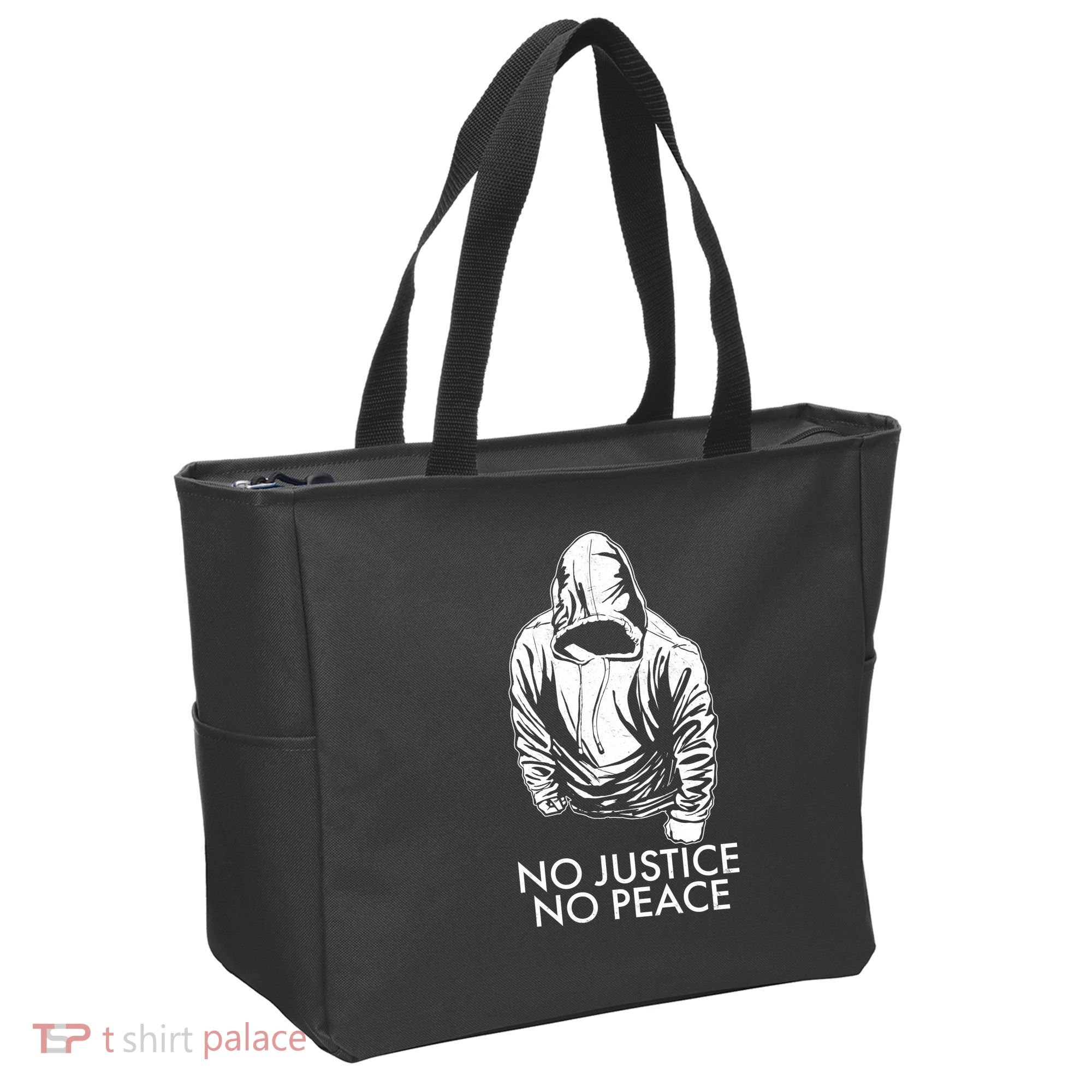 No Justice No Peace Black Lives Matter Tote Bag