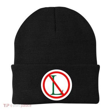 NO L Sign Noel Christmas Beanie