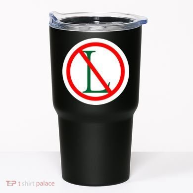 NO L Sign Noel Christmas Tumbler