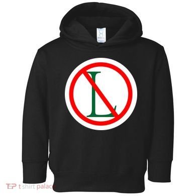 NO L Sign Noel Christmas Toddler Hoodie