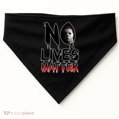No Lives Matter Classic Horror USA-Made Doggie Bandana