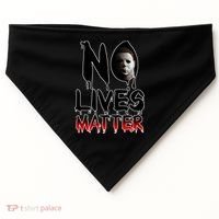 No Lives Matter Classic Horror USA-Made Doggie Bandana thumb 0