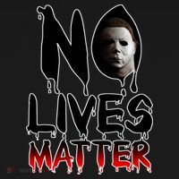 No Lives Matter Classic Horror USA-Made Doggie Bandana thumb 2