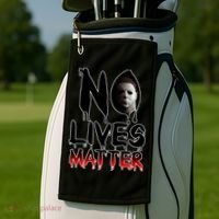 No Lives Matter Classic Horror Golf Towel thumb 2