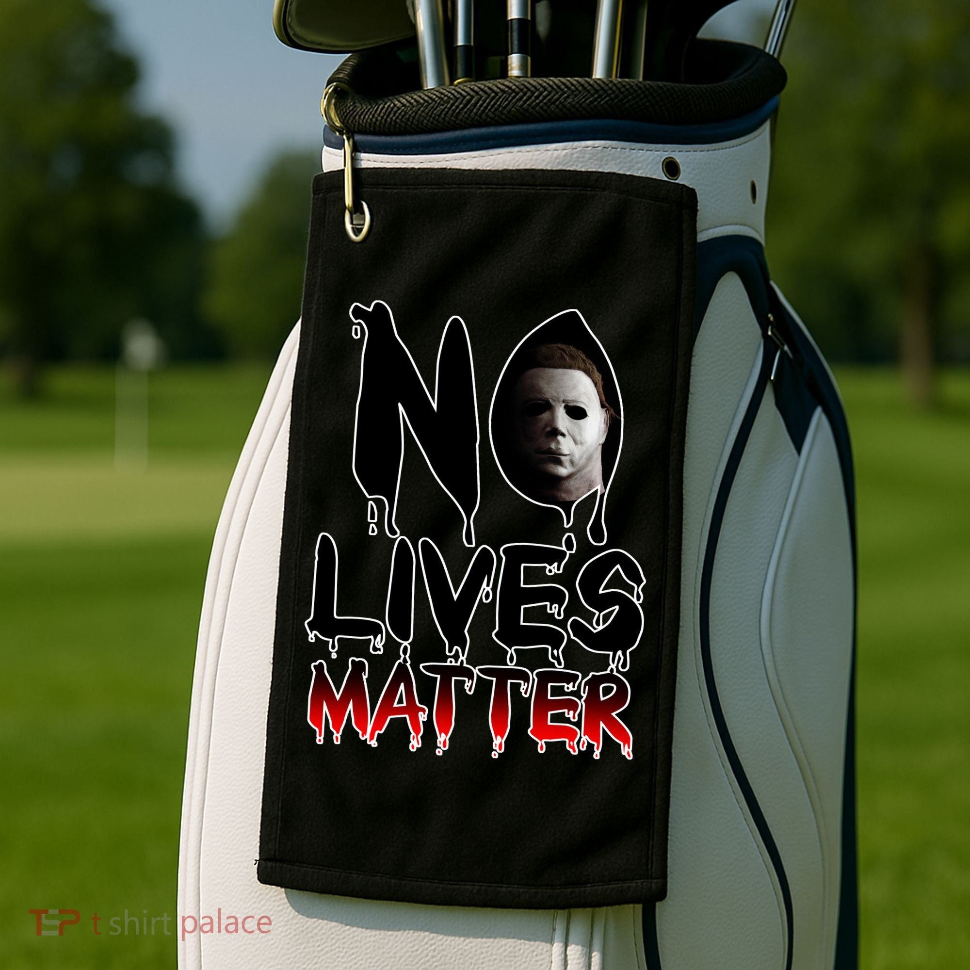 No Lives Matter Classic Horror Golf Towel