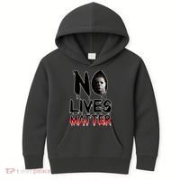 No Lives Matter Classic Horror Kids Hoodie thumb 0