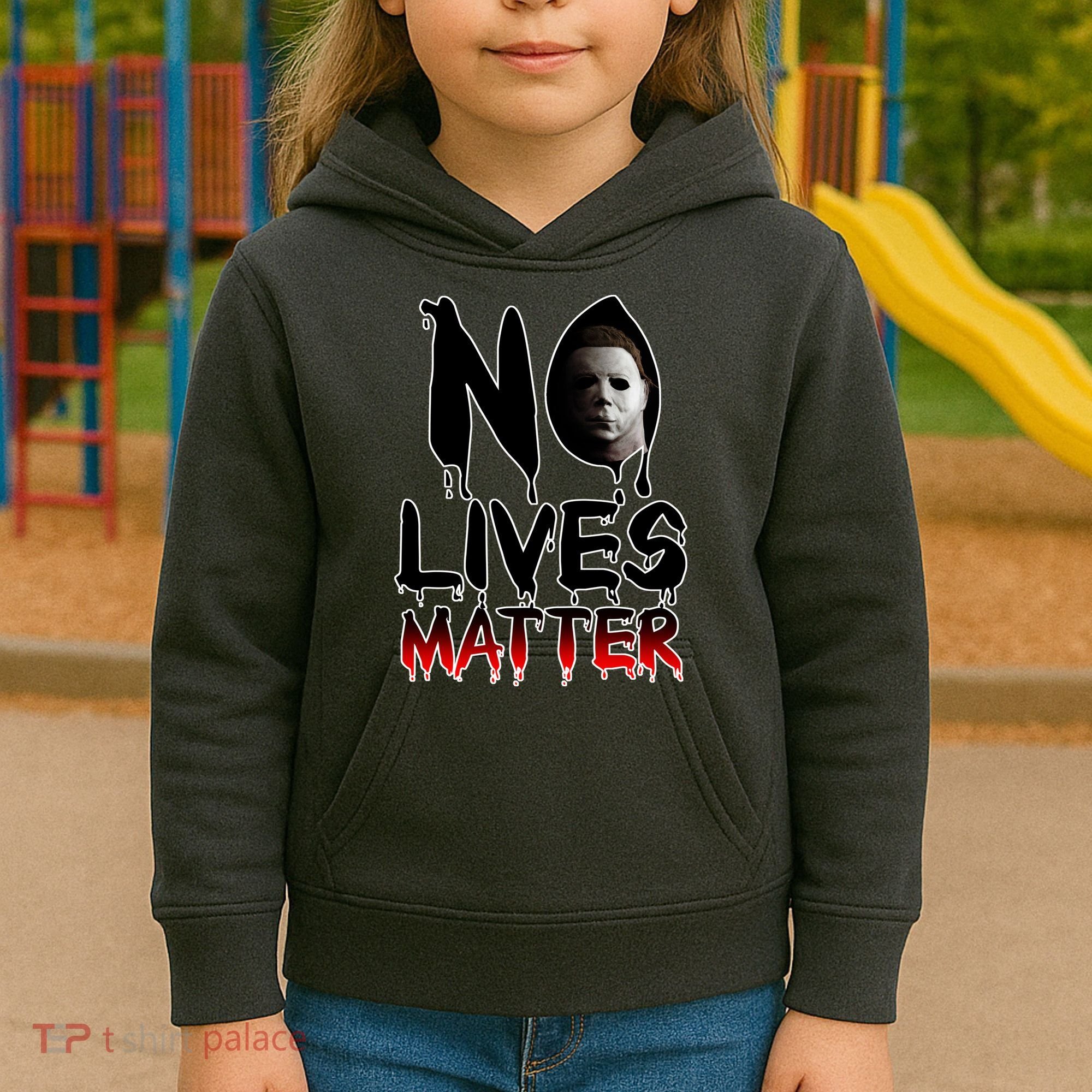 No Lives Matter Classic Horror Kids Hoodie