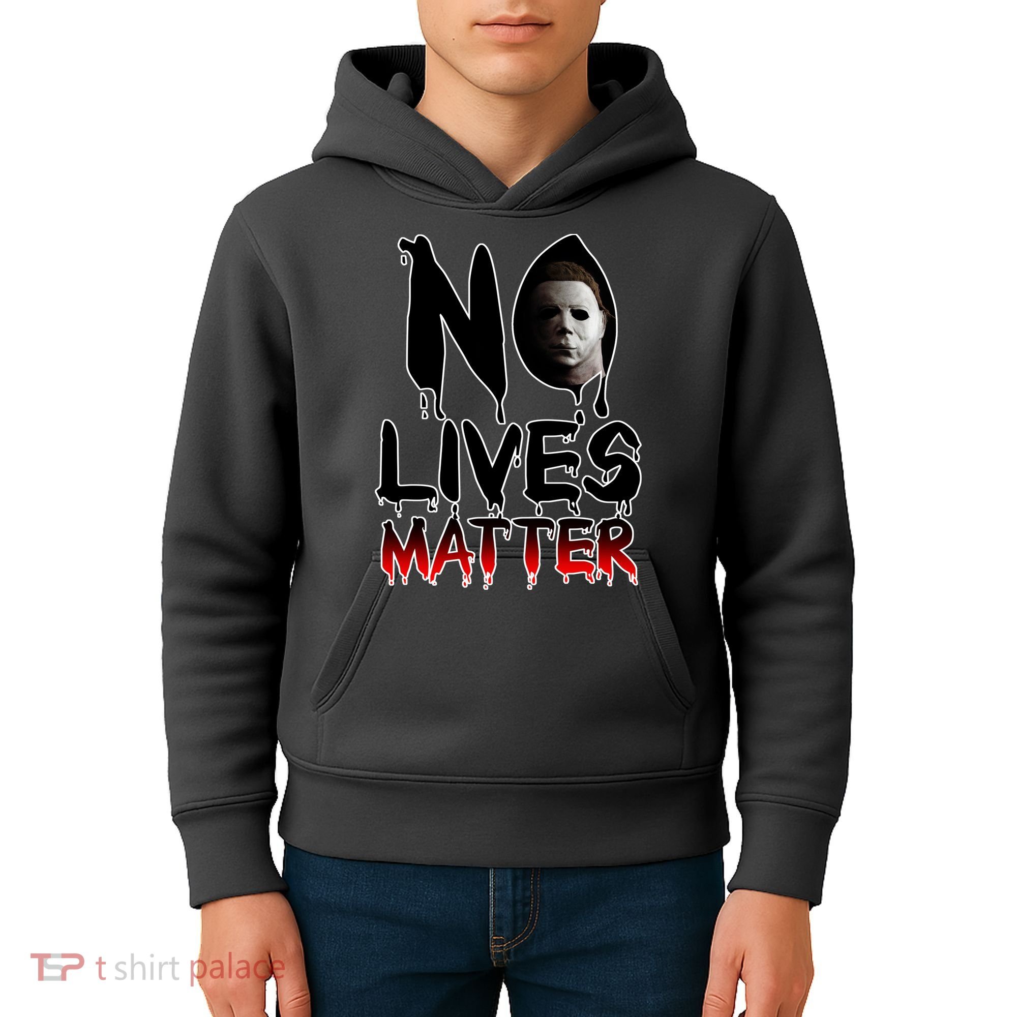 No Lives Matter Classic Horror Kids Hoodie