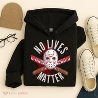 No Lives Matter Jason Hockey Mask Hoodie thumb 4