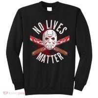 No Lives Matter Jason Hockey Mask Sweatshirt thumb 0