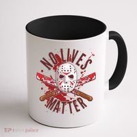 No Lives Matter Jason Hockey Mask Coffee Mug thumb 1