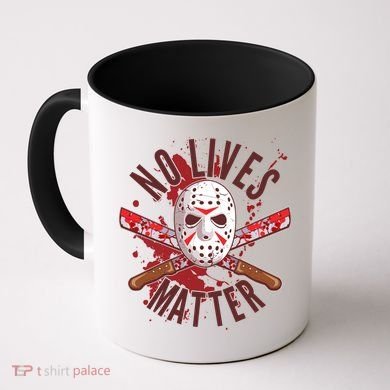 No Lives Matter Jason Hockey Mask Coffee Mug