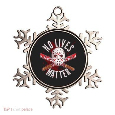 No Lives Matter Jason Hockey Mask Ornament