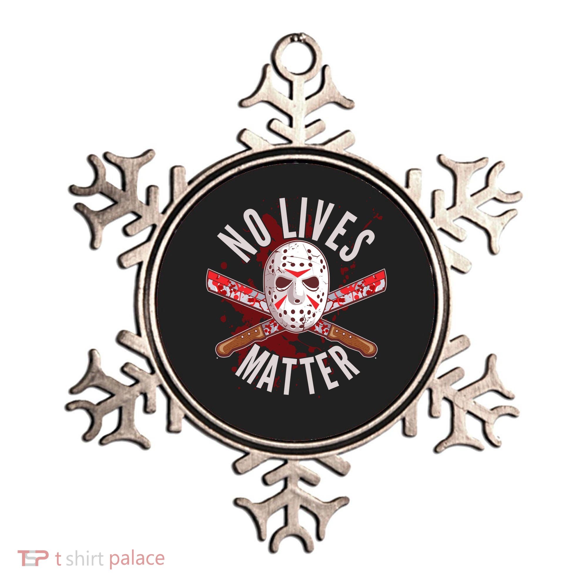 No Lives Matter Jason Hockey Mask Ornament
