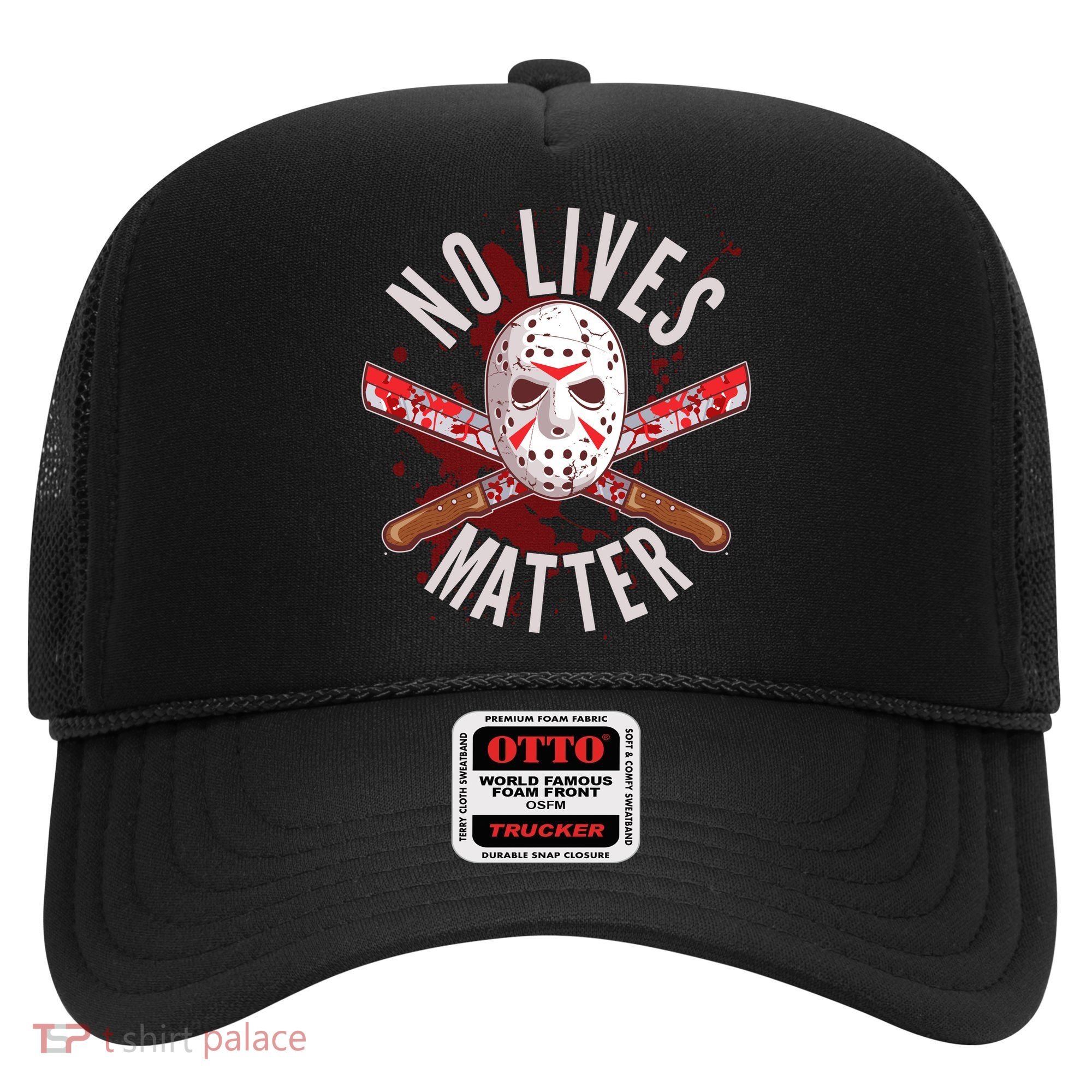 No Lives Matter Jason Hockey Mask Hat