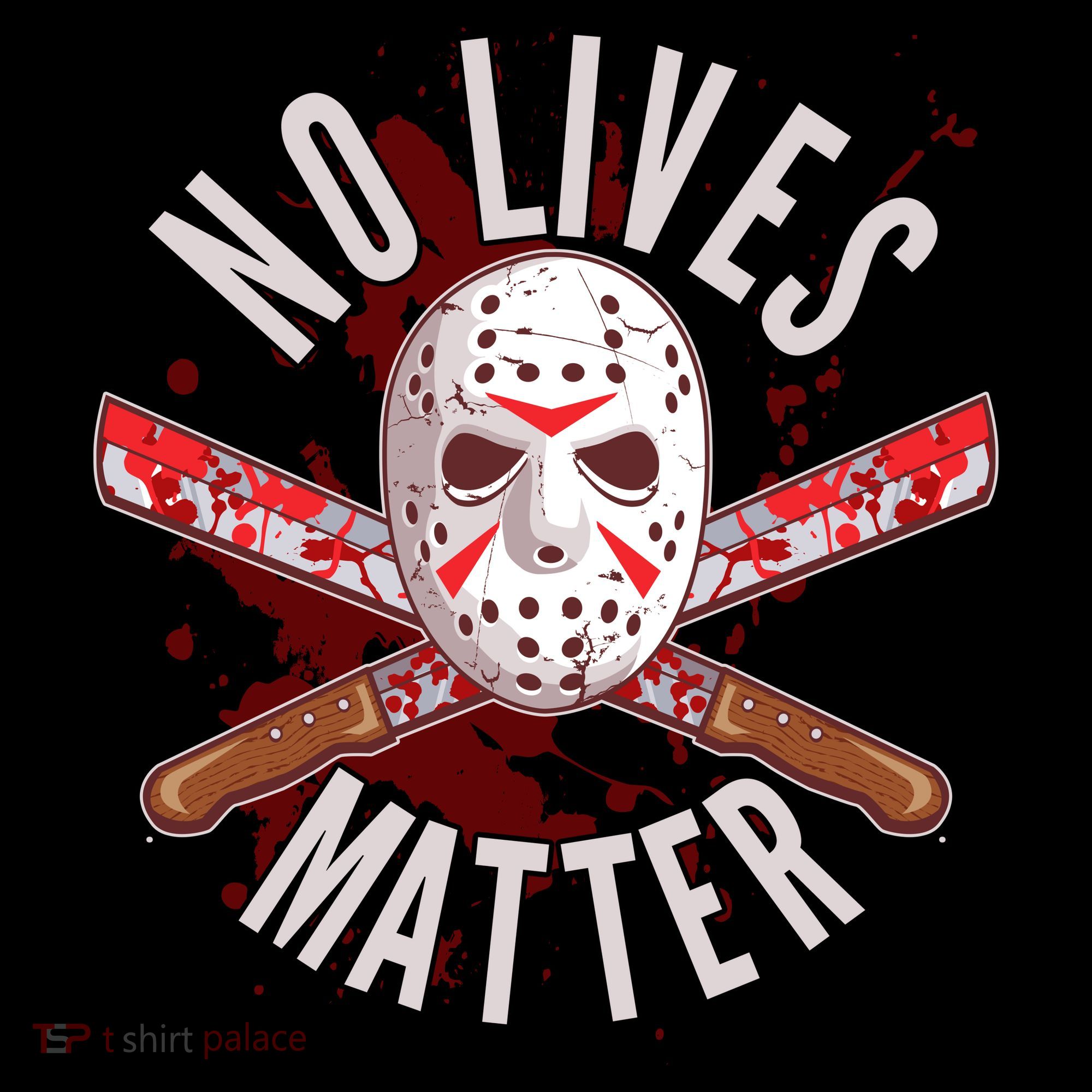 No Lives Matter Jason Hockey Mask Tank Top