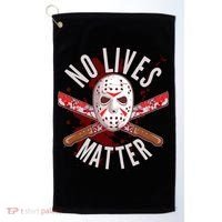 No Lives Matter Jason Hockey Mask Golf Towel thumb 0