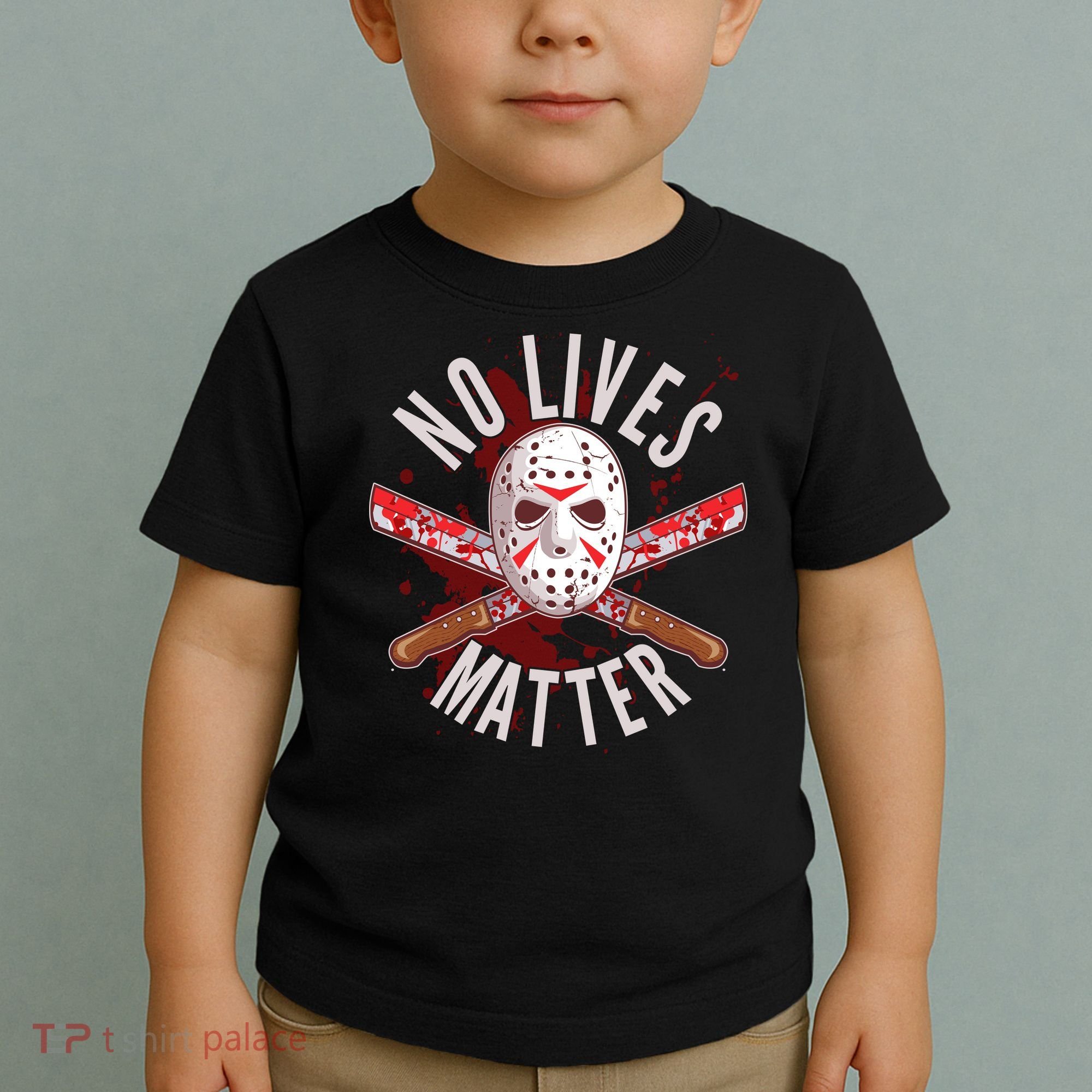 No Lives Matter Jason Hockey Mask Toddler T-Shirt