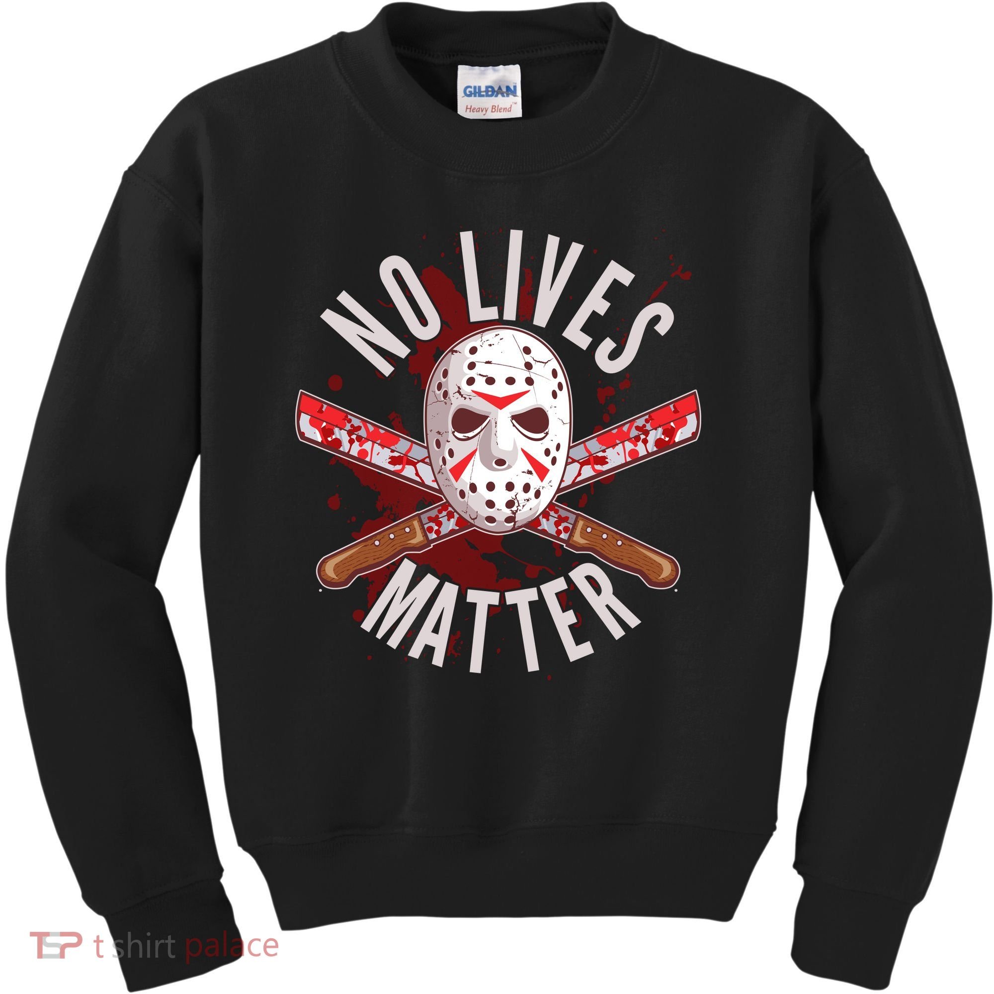 No Lives Matter Jason Hockey Mask Kids Sweatshirt