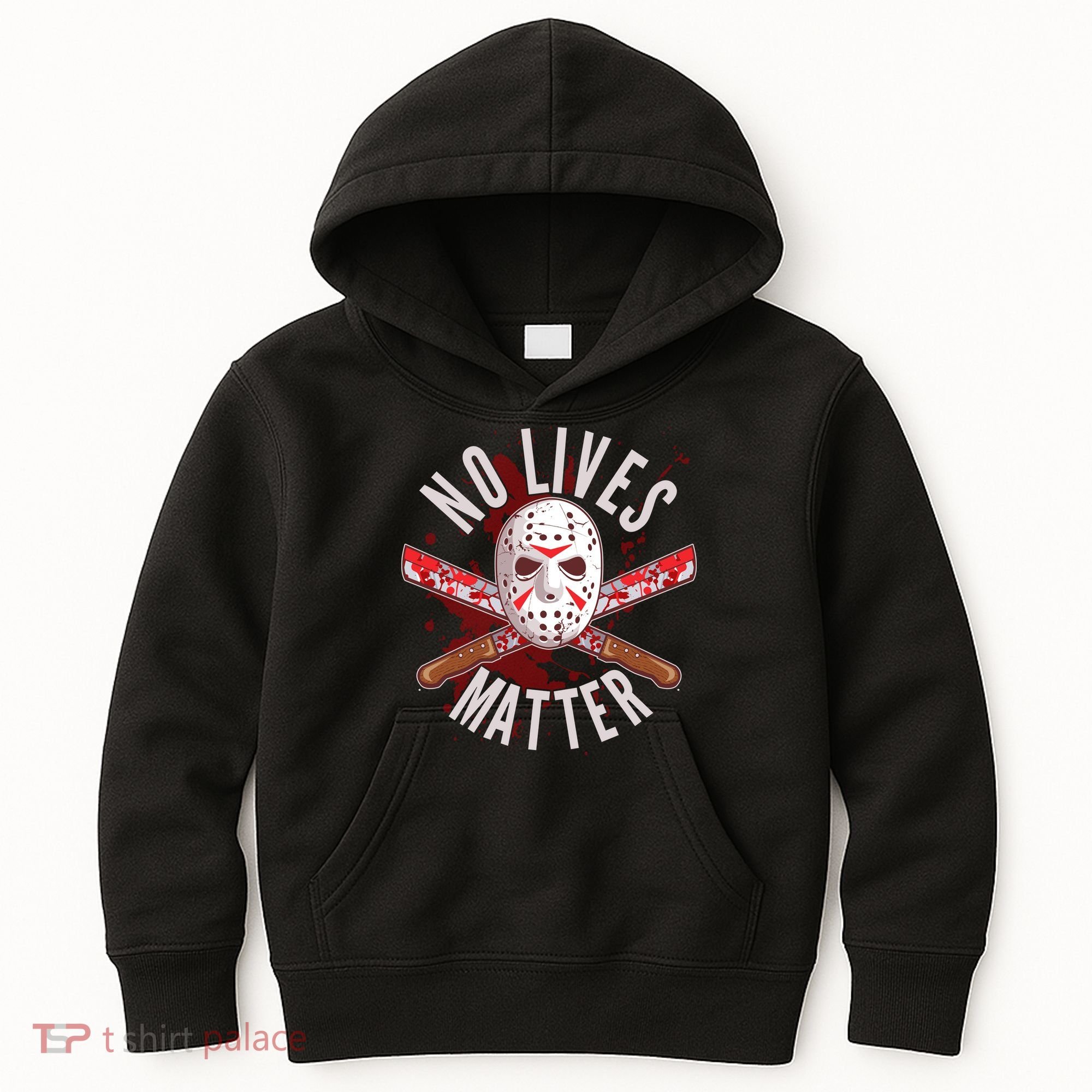 No Lives Matter Jason Hockey Mask Kids Hoodie