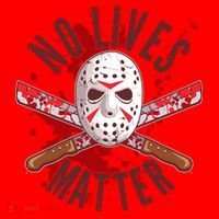 No Lives Matter Jason Hockey Mask Santa Hat thumb 1