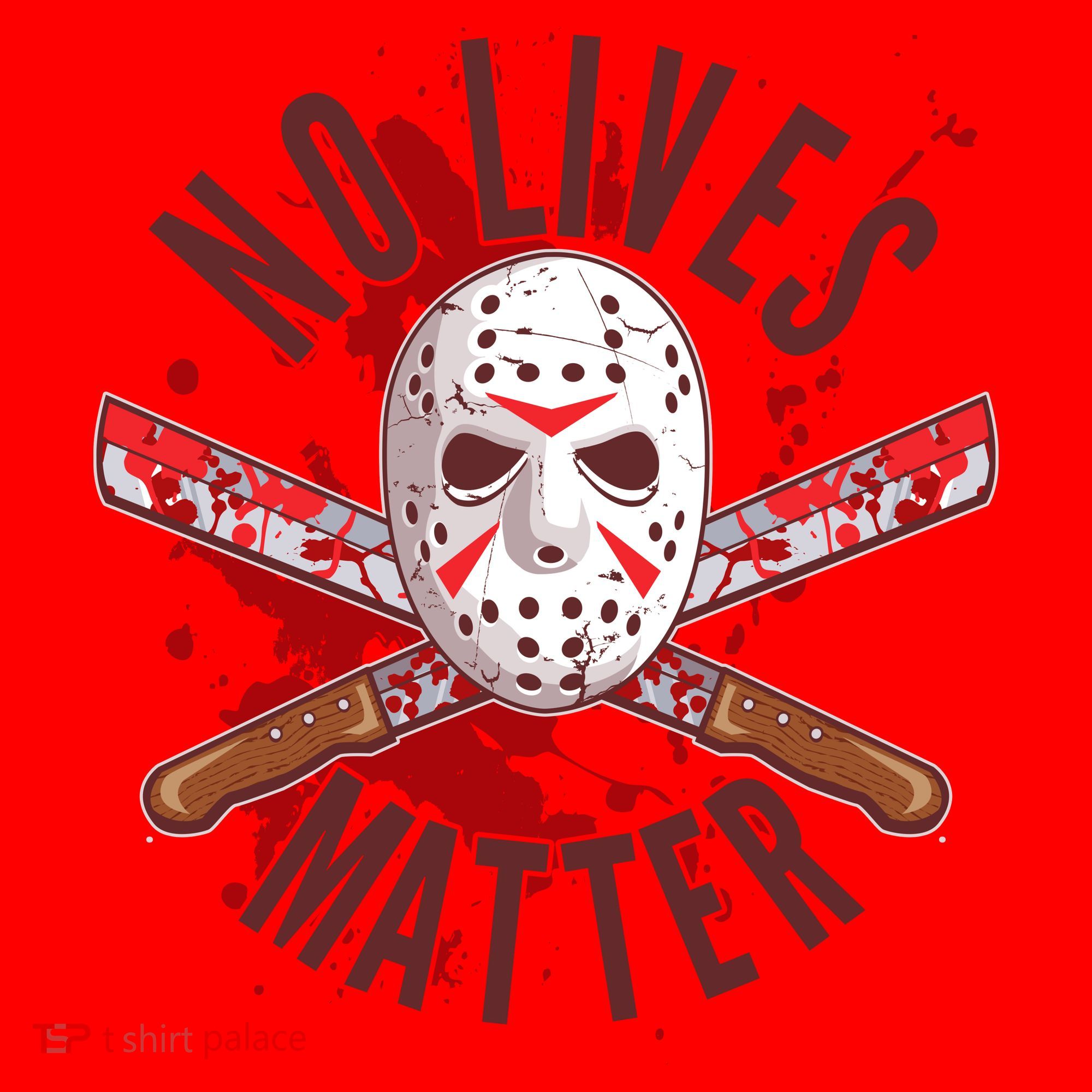 No Lives Matter Jason Hockey Mask Santa Hat