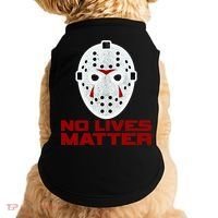 No Lives Matter Scary Halloween Mask Doggie Tank thumb 0