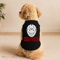 No Lives Matter Scary Halloween Mask Doggie Tank thumb 2
