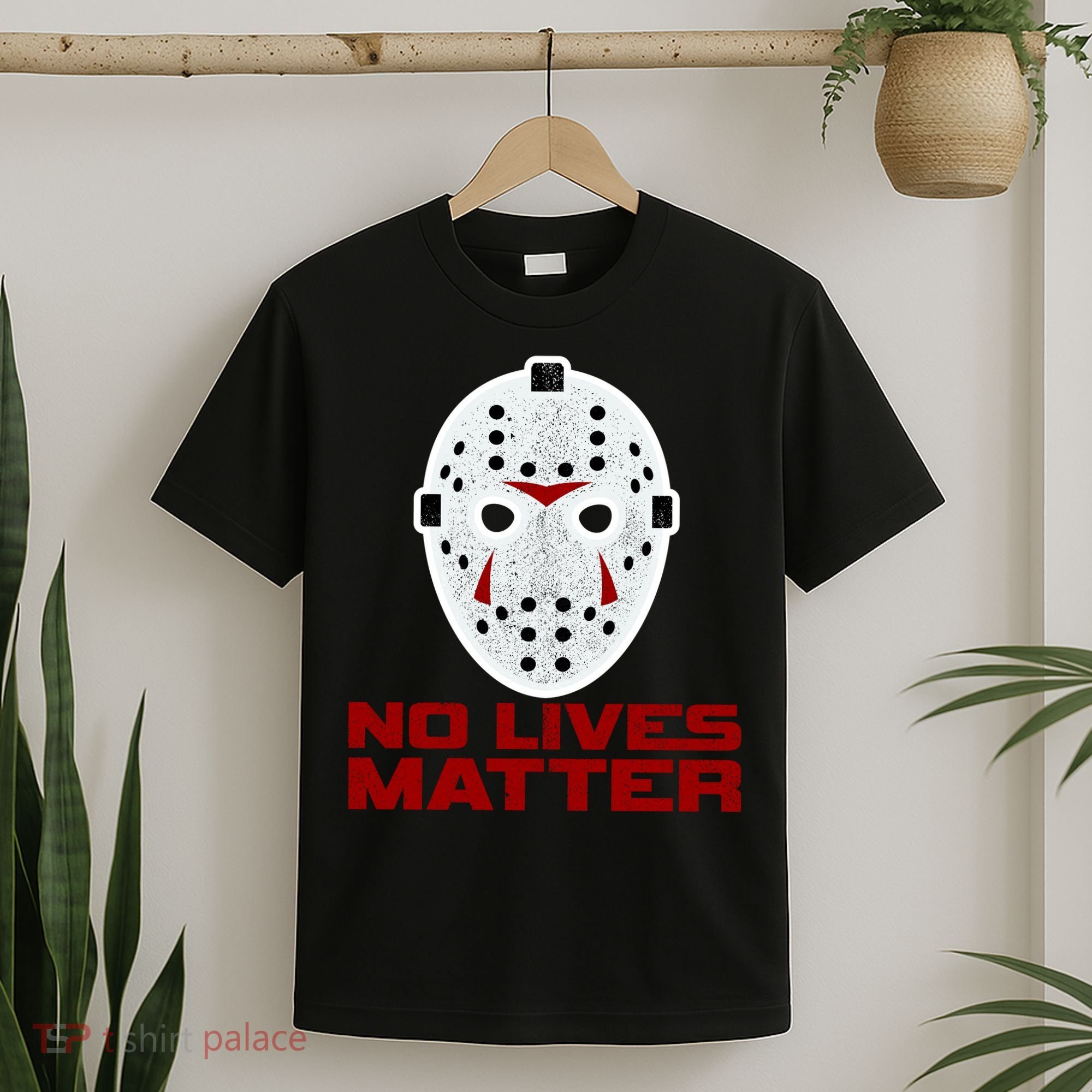 No Lives Matter Scary Halloween Mask T-Shirt