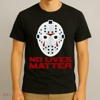 No Lives Matter Scary Halloween Mask T-Shirt thumb 3