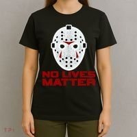 No Lives Matter Scary Halloween Mask T-Shirt thumb 4