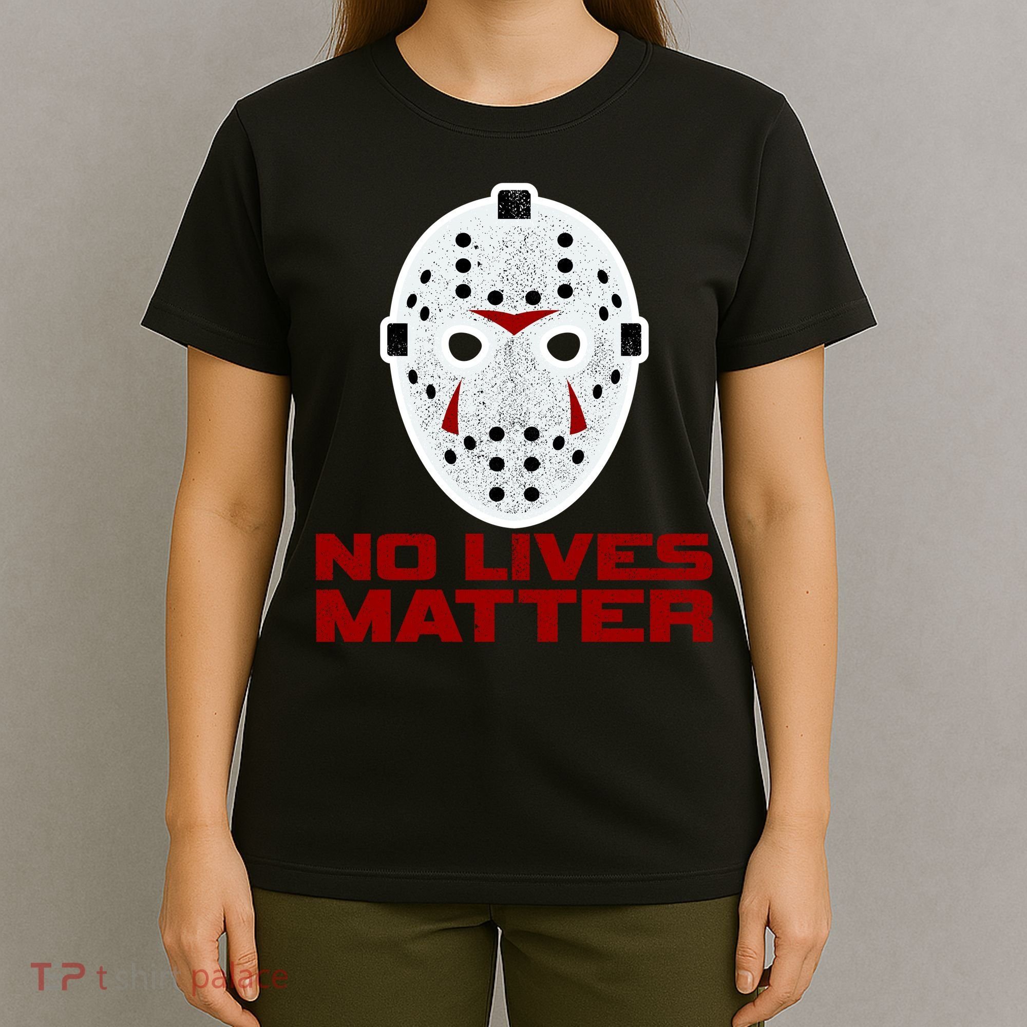 No Lives Matter Scary Halloween Mask T-Shirt