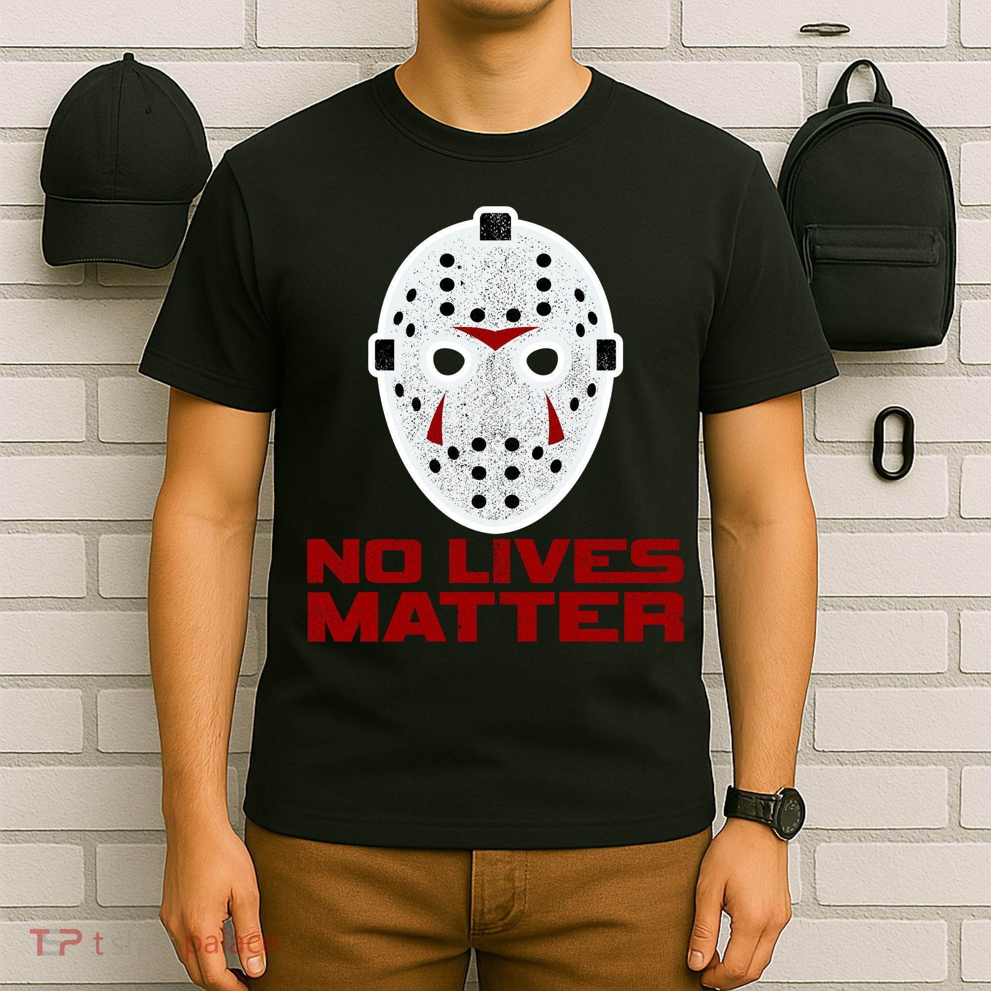 No Lives Matter Scary Halloween Mask T-Shirt