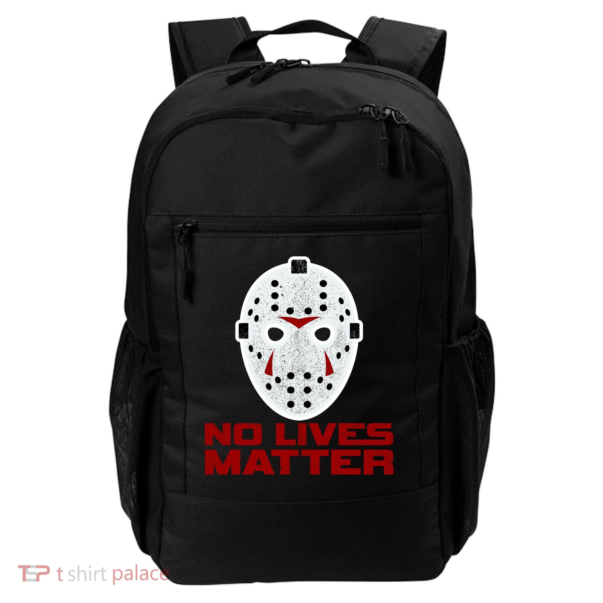 No Lives Matter Scary Halloween Mask Backpack