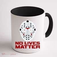 No Lives Matter Scary Halloween Mask Coffee Mug thumb 1