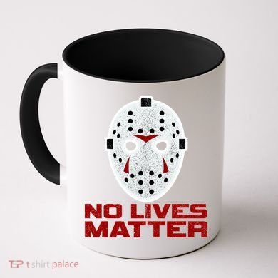 No Lives Matter Scary Halloween Mask Coffee Mug