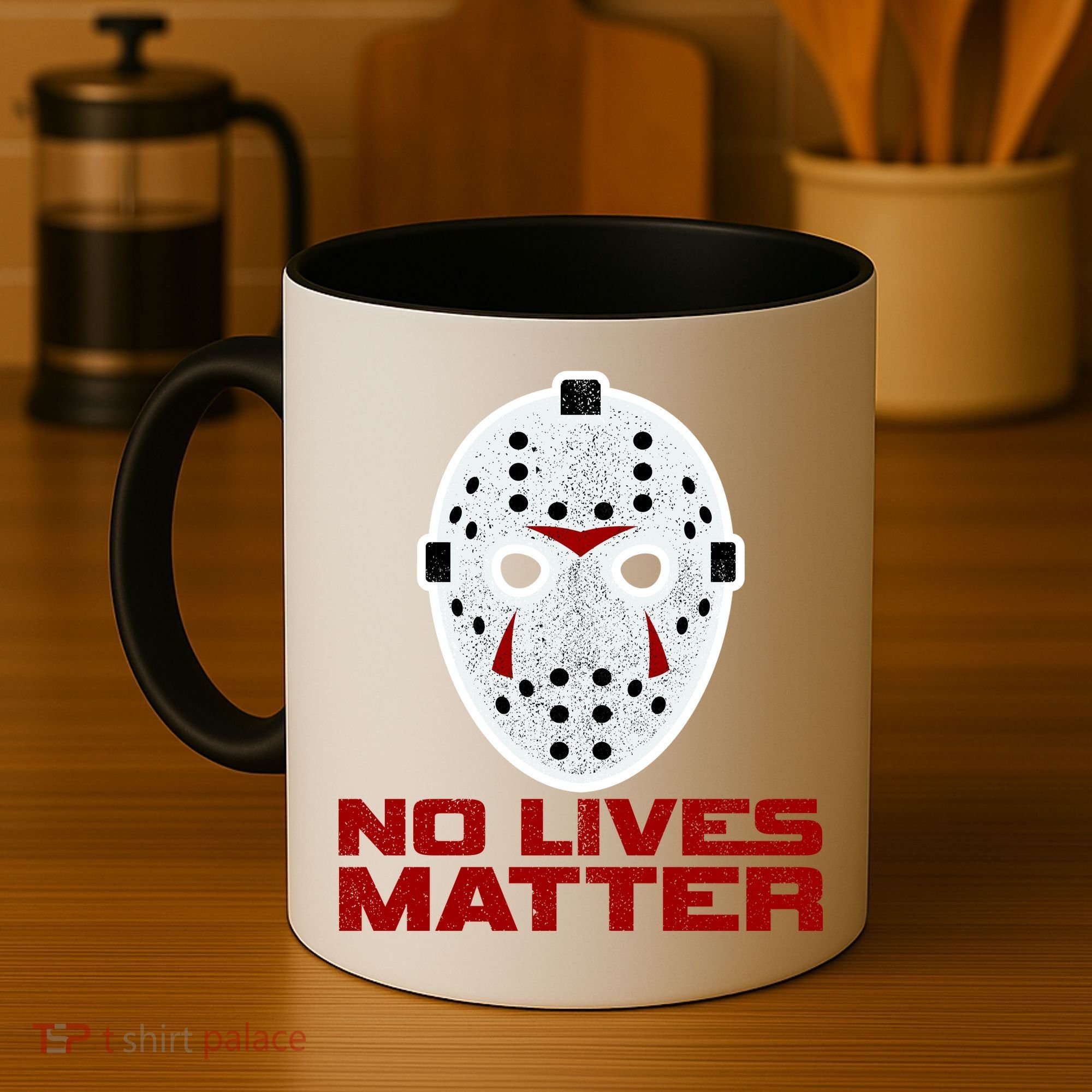 No Lives Matter Scary Halloween Mask Coffee Mug