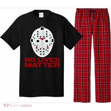 No Lives Matter Scary Halloween Mask Pajama Set