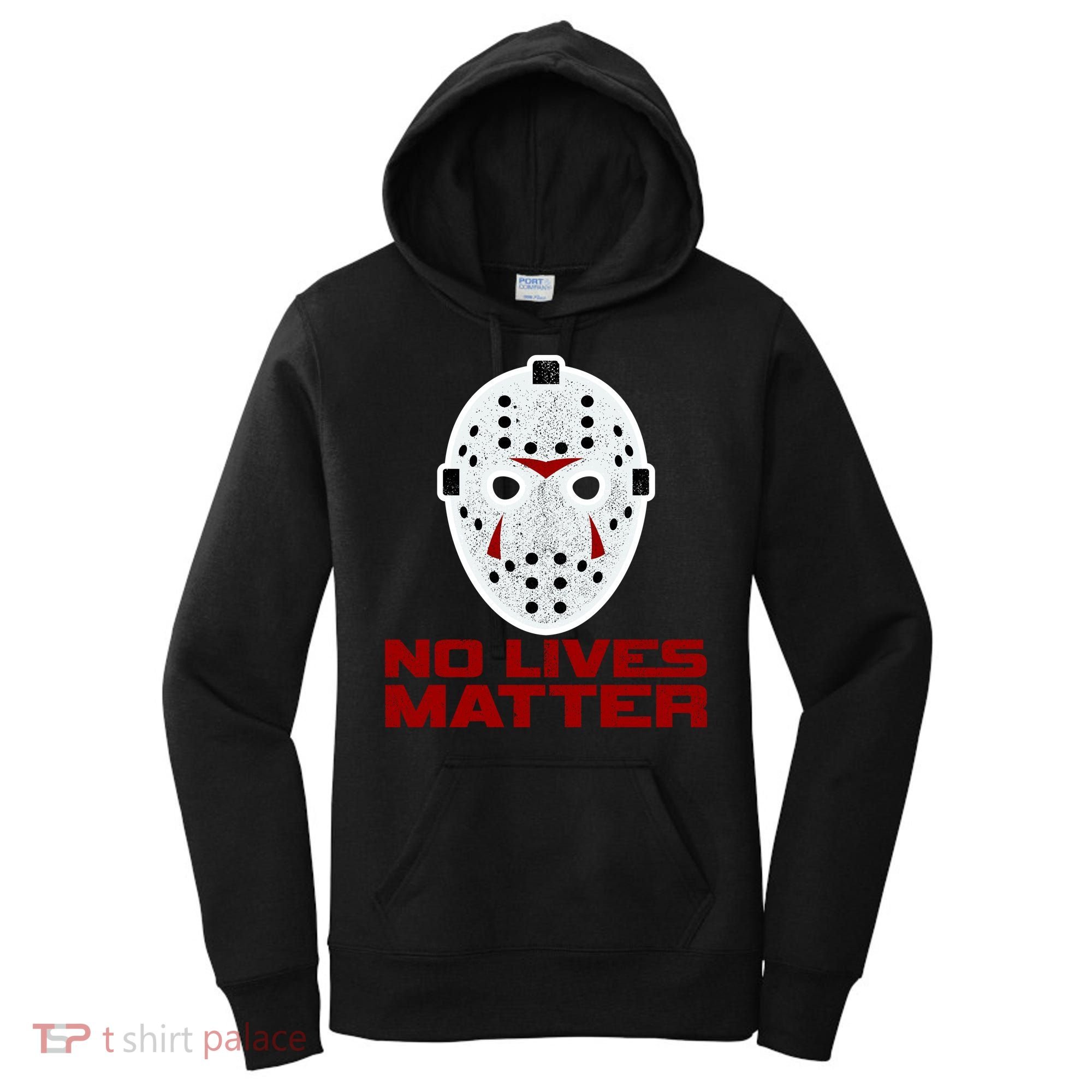 No Lives Matter Scary Halloween Mask Women's Hoodie