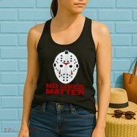 No Lives Matter Scary Halloween Mask Women's Tank Top thumb 2