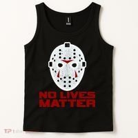 No Lives Matter Scary Halloween Mask Tank Top thumb 2