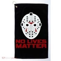 No Lives Matter Scary Halloween Mask Golf Towel thumb 0