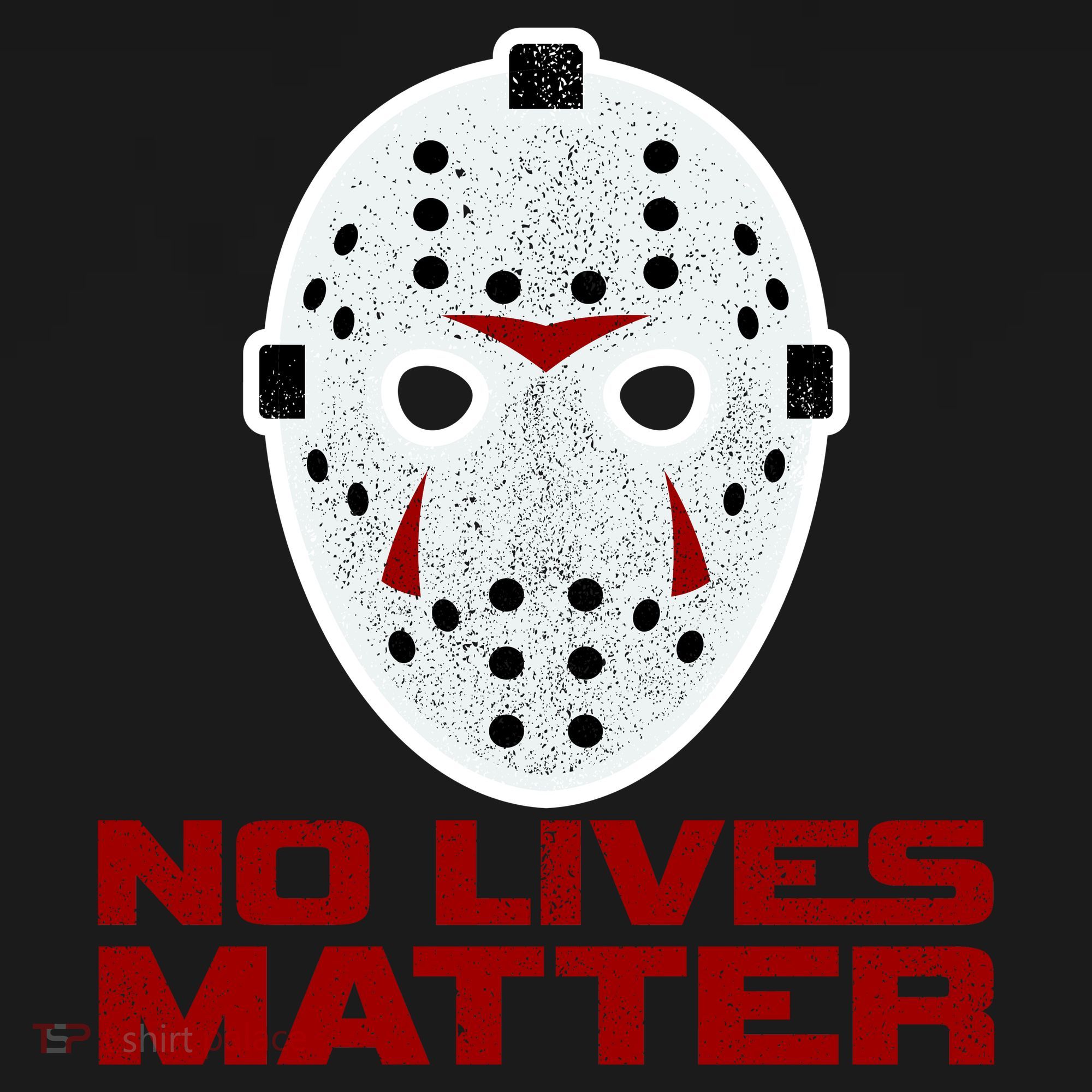 No Lives Matter Scary Halloween Mask Toddler T-Shirt