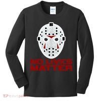 No Lives Matter Scary Halloween Mask Kids Long Sleeve Shirt thumb 0