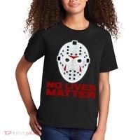 No Lives Matter Scary Halloween Mask Kids T-Shirt thumb 2