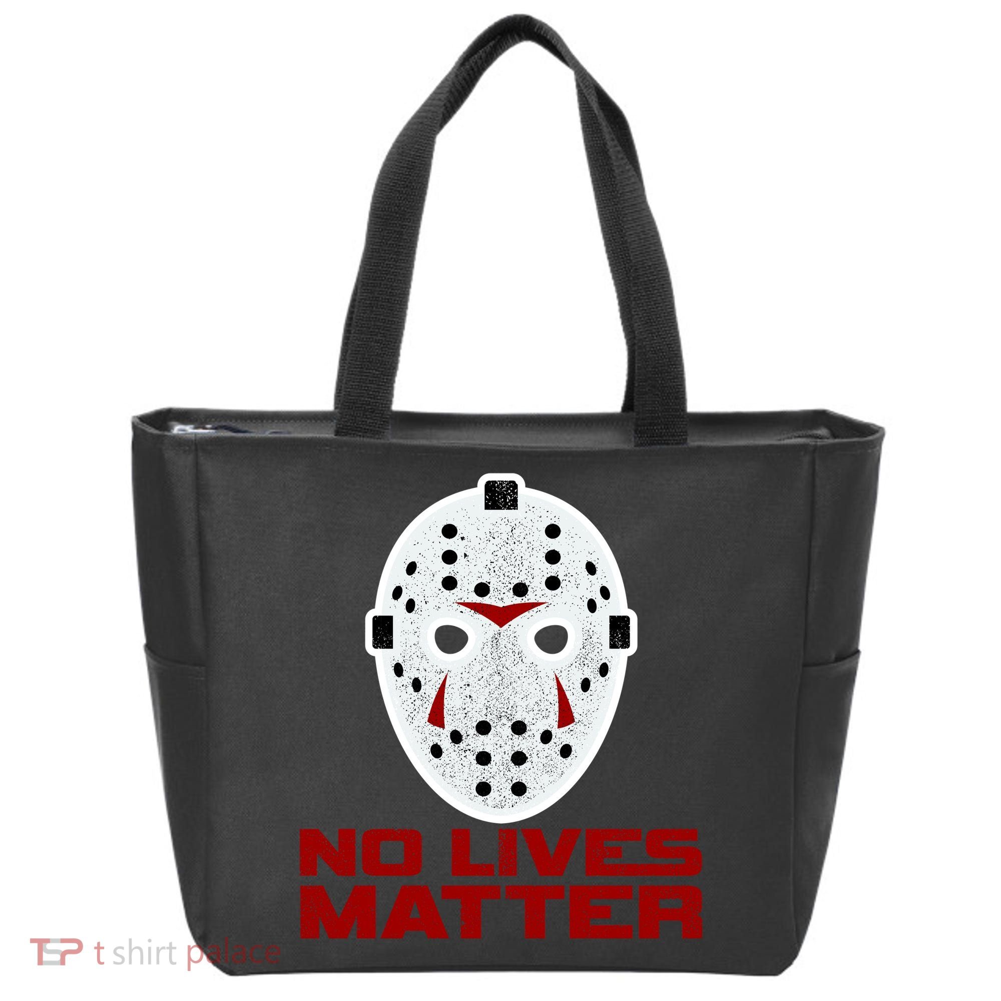 No Lives Matter Scary Halloween Mask Tote Bag
