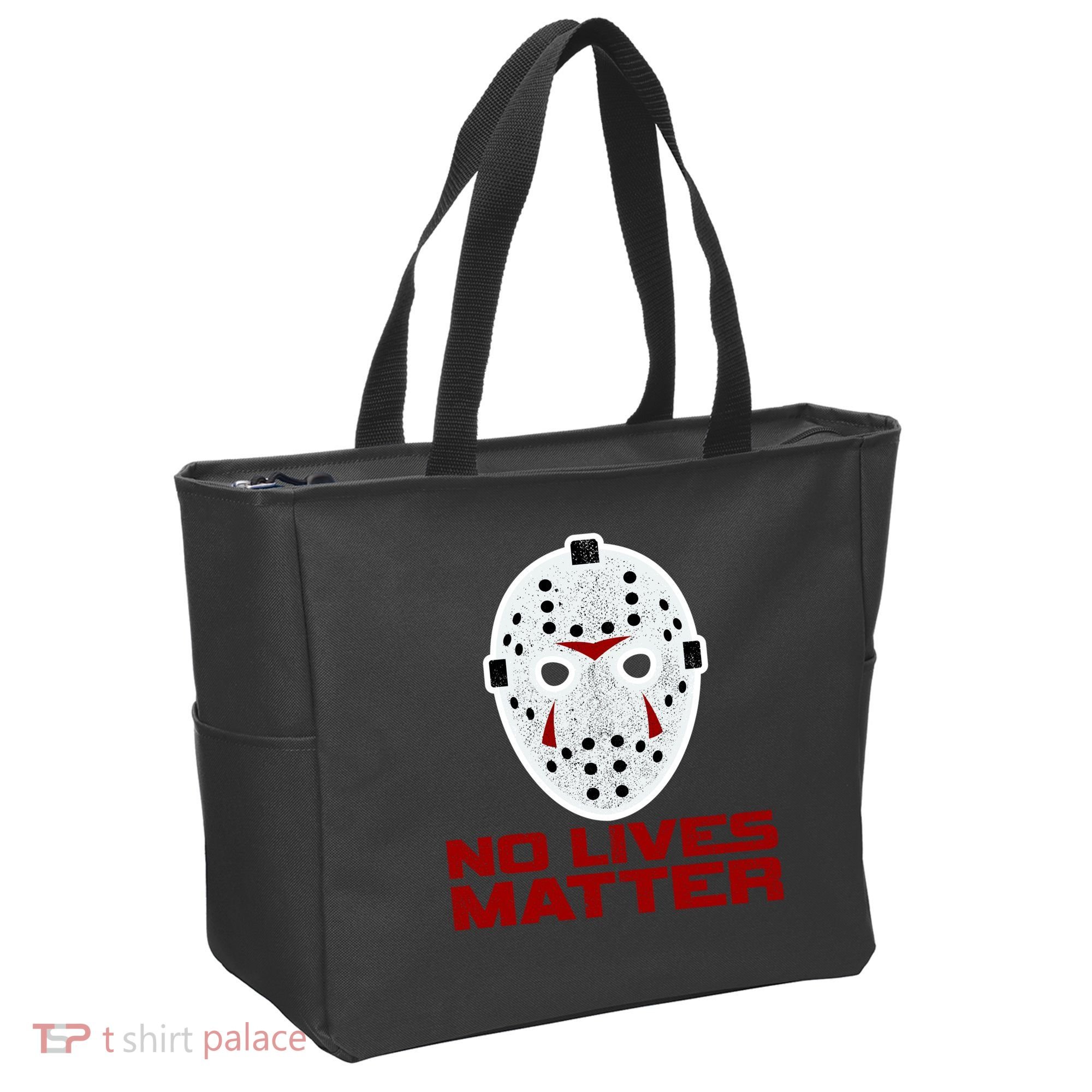No Lives Matter Scary Halloween Mask Tote Bag