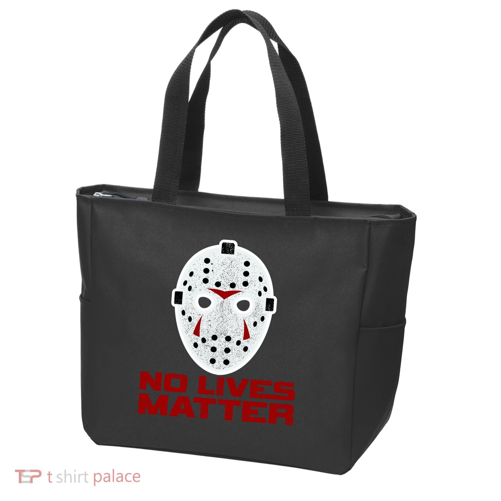No Lives Matter Scary Halloween Mask Tote Bag
