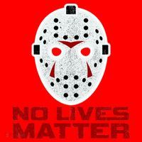 No Lives Matter Scary Halloween Mask Santa Hat thumb 1